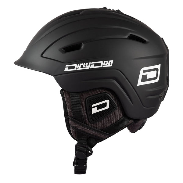 dirty dog apache snowboard ski visor helmet Dirty Dog HYDRA Unisex Ski Helmet - Matte Black