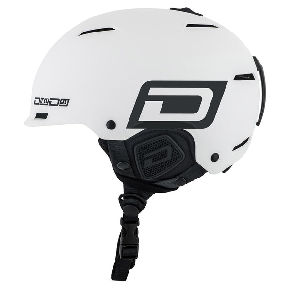 Dirty Dog NEO Unisex Ski Helmet - Matte White