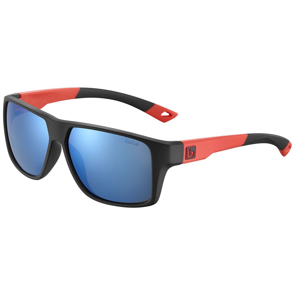 BRECKEN FLOATABLE Matte Black Red Offshore Blue Polarized 12459