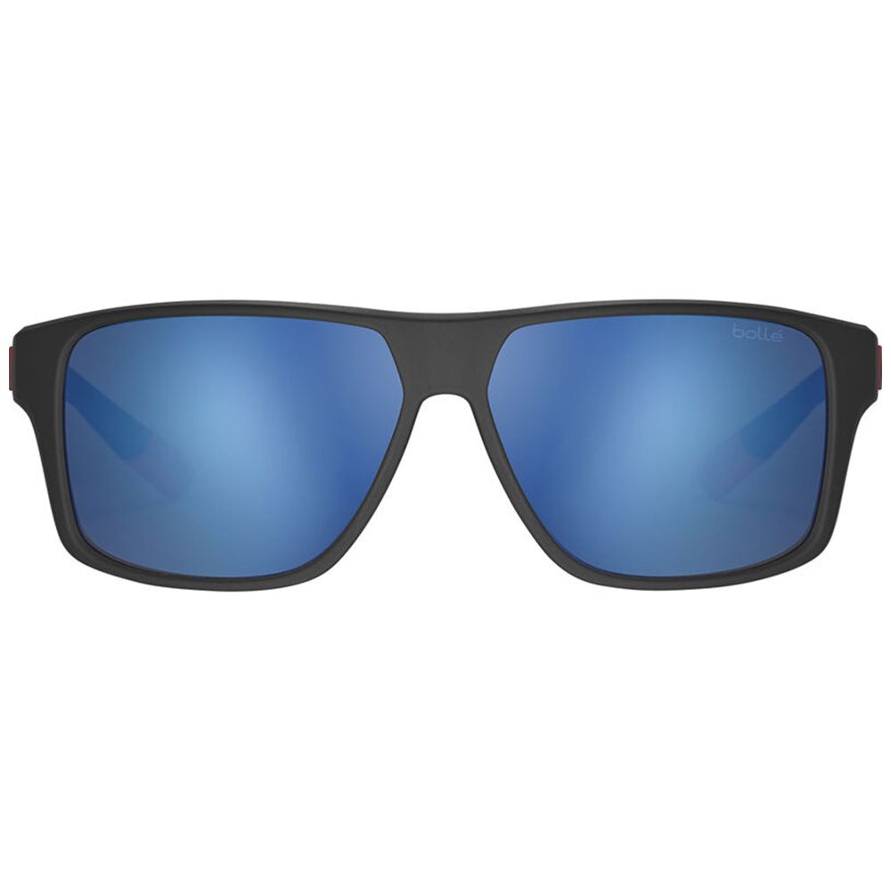 BRECKEN FLOATABLE Matte Black Red Offshore Blue Polarized 12459