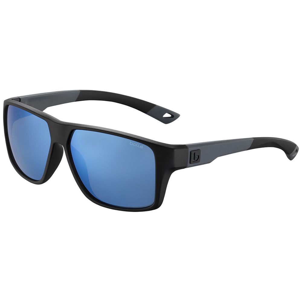 BRECKEN FLOATABLE Matte Black Grey Offshore Blue Polarized 12626