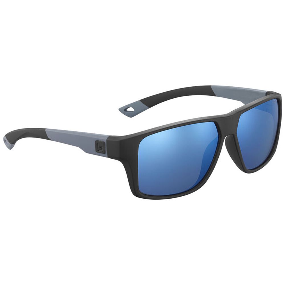BRECKEN FLOATABLE Matte Black Grey Offshore Blue Polarized 12626