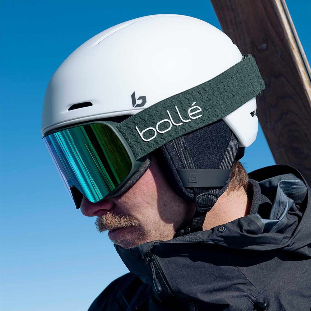NEVADA - Matte Forest Green with Emerald Lens