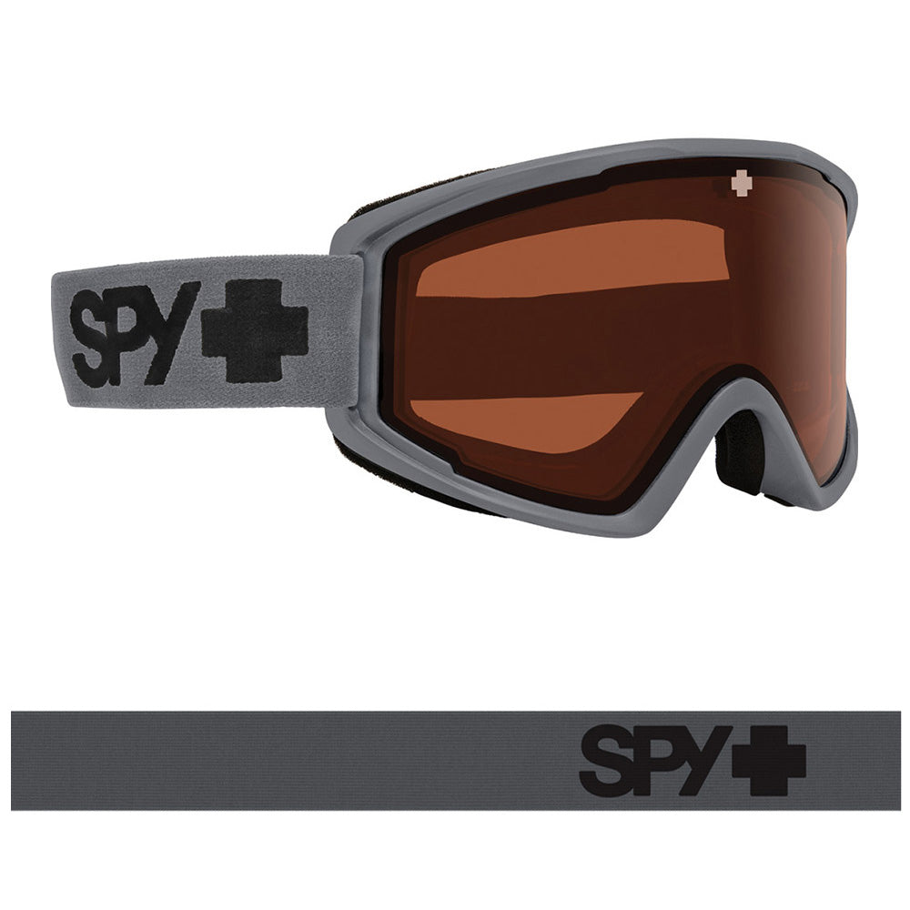 CRUSHER ELITE ECO - Matte Grey with LL Persimmon Lens
