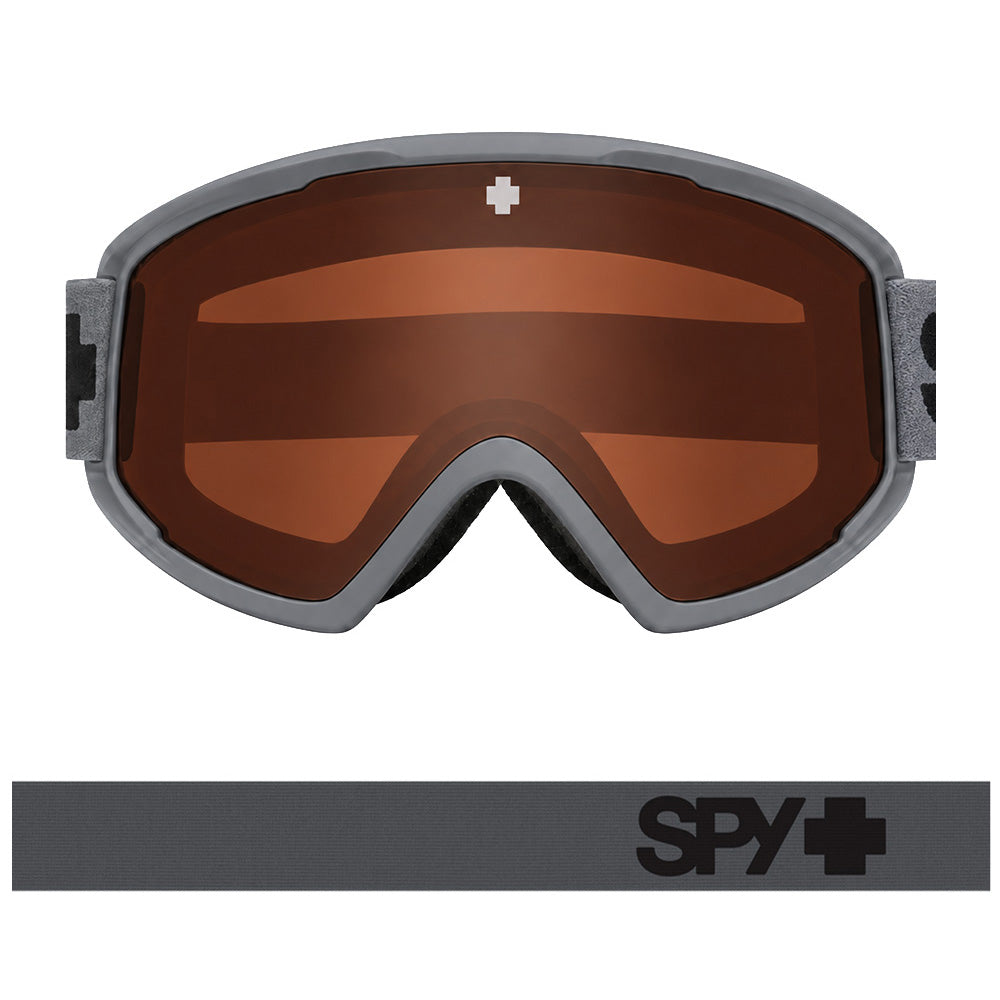 CRUSHER ELITE ECO - Matte Grey with LL Persimmon Lens