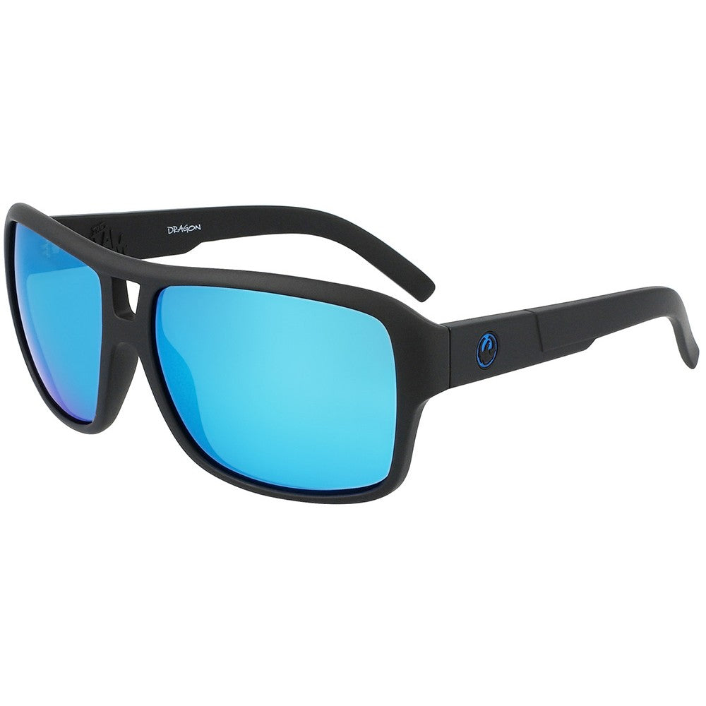 THE JAM SMALL - Matte Black H2O with Polarized Lumalens Blue Ionized Lens