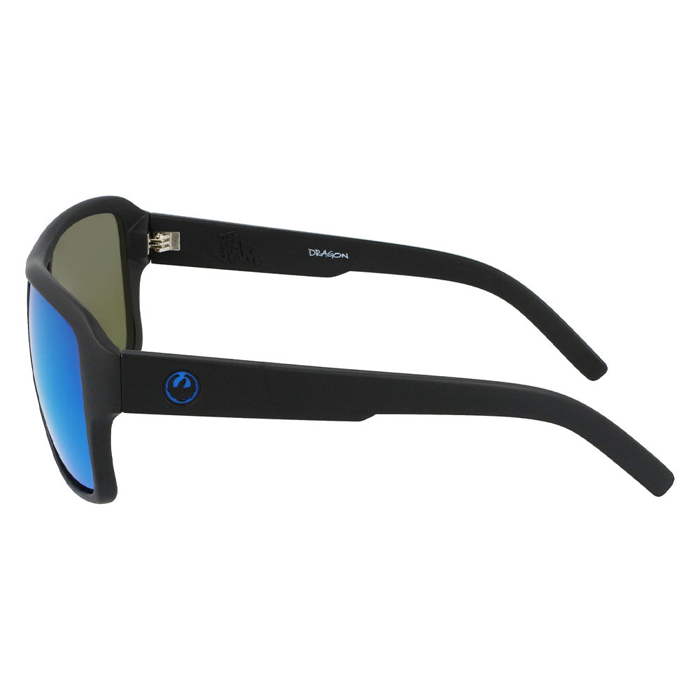 THE JAM SMALL - Matte Black H2O with Polarized Lumalens Blue Ionized Lens