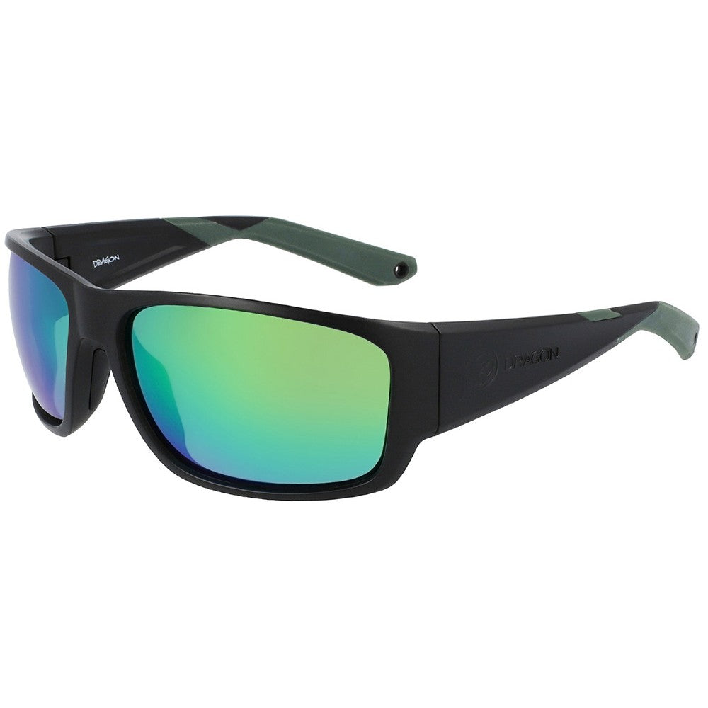 TIDAL X - Matte Black H2O with Polarized Lumalens Green Ionized Lens