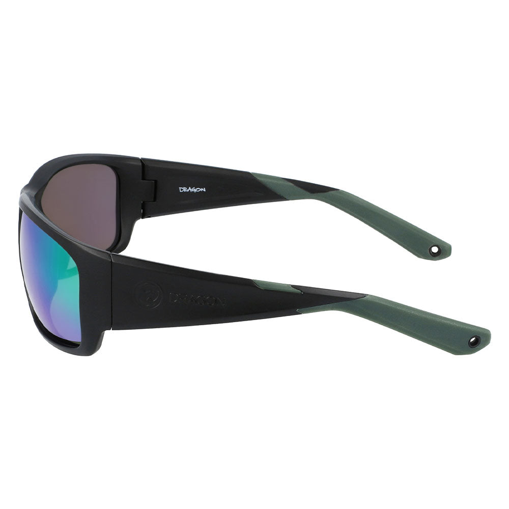 TIDAL X - Matte Black H2O with Polarized Lumalens Green Ionized Lens