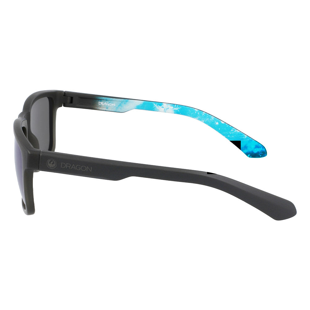 REED - Matte Grey/Permafrost with Lumalens Gun Blue Ionized Lens