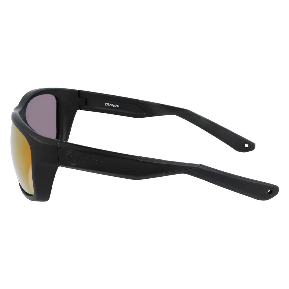 SHORE X - Matte Black H2O with Polarized Lumalens Red Ionized Lens