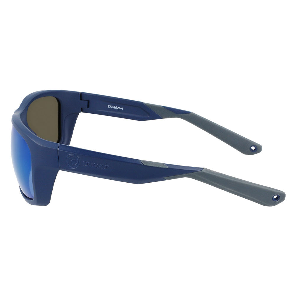 SHORE X - Matte Navy H2O with Polarized Lumalens Blue Ionized Lens