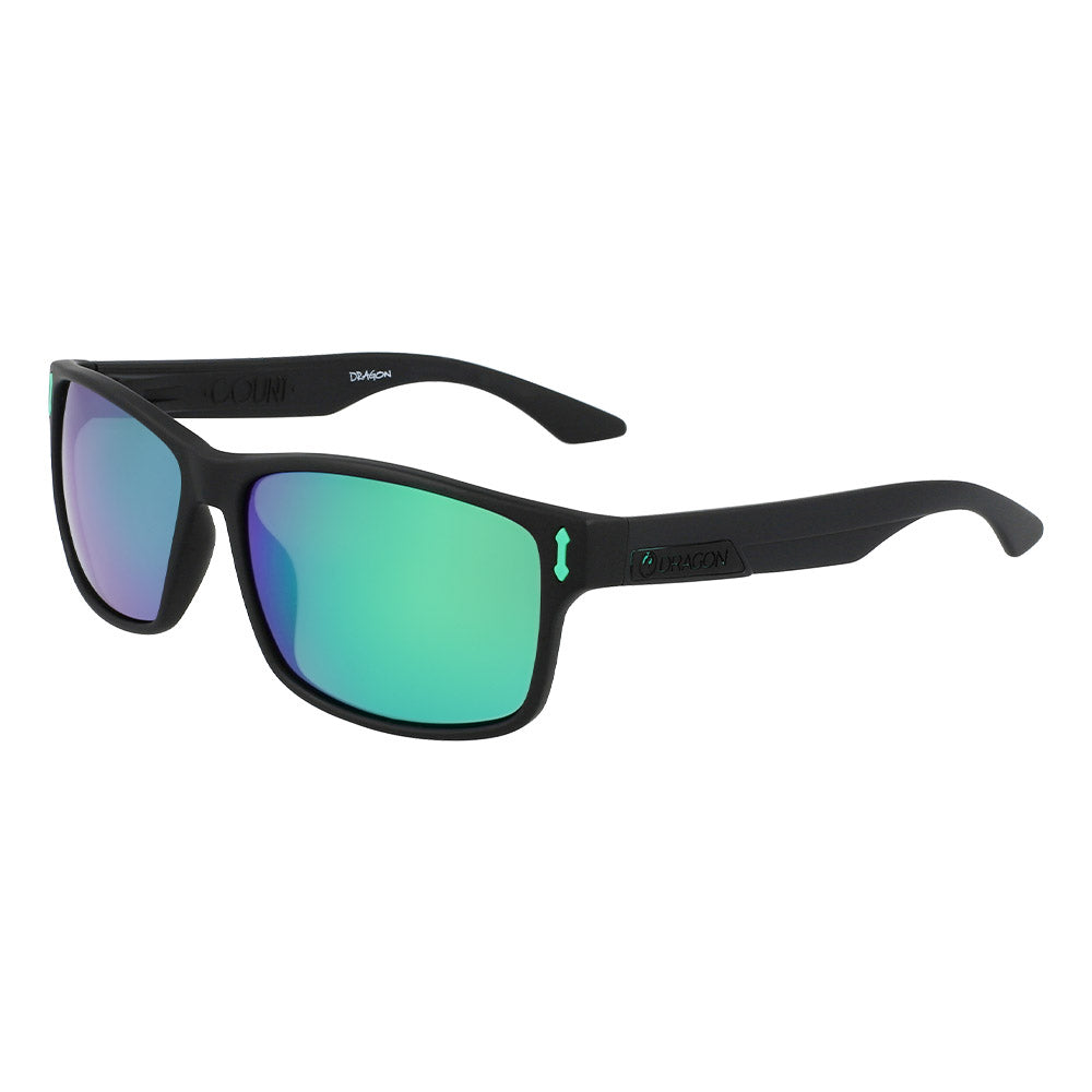 COUNT - Matte Black H2O with Polarized Lumalens Green Ionized Lens