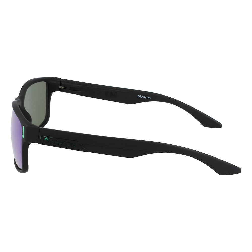 COUNT - Matte Black H2O with Polarized Lumalens Green Ionized Lens