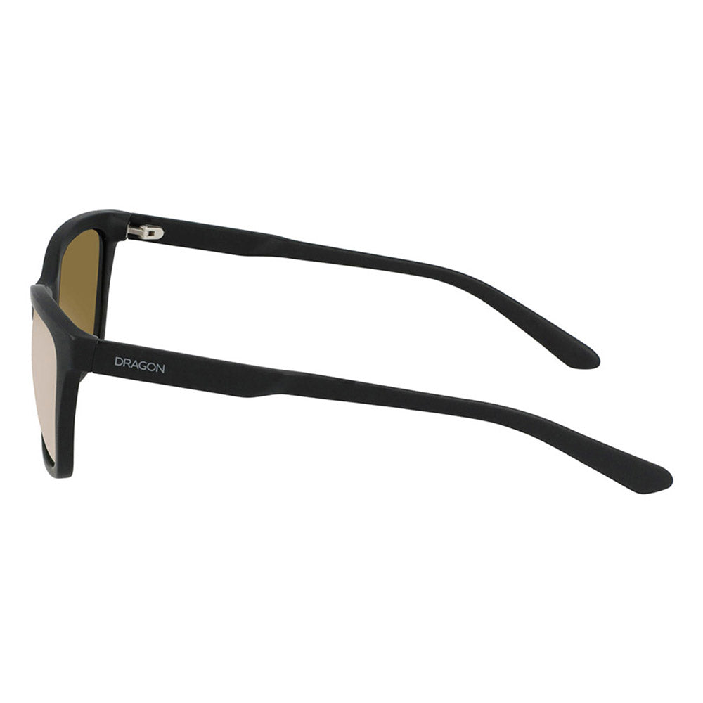 BAYOU - Matte Black with Lumalens Rose Gold Ionized Lens
