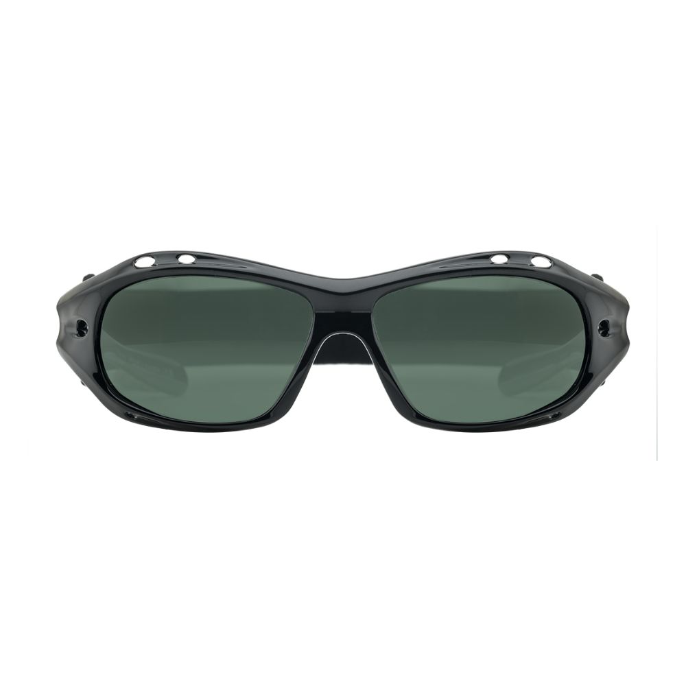 CURL II - Black with Polarized Green Lens