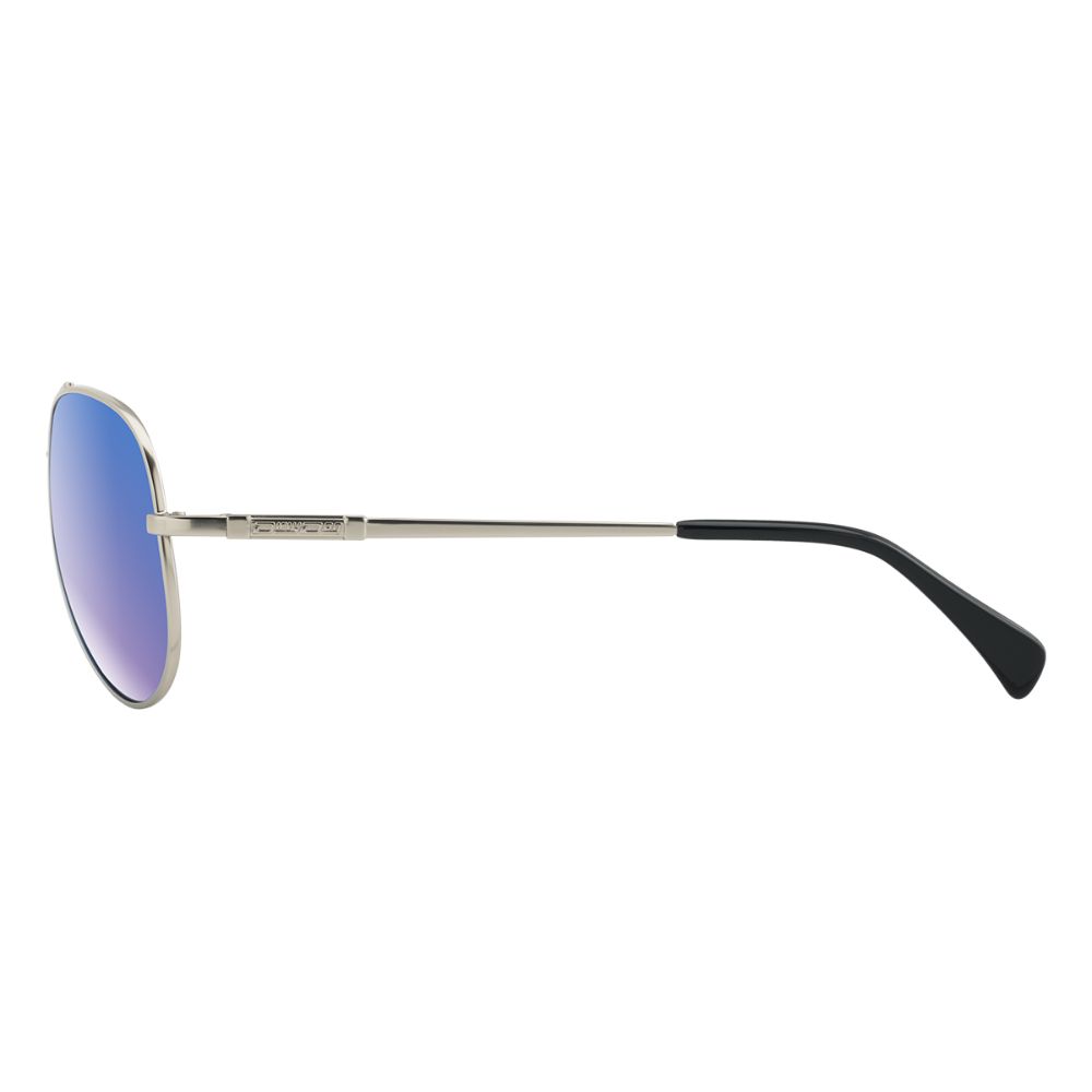 MAVERICK - Silver with Polarized Blue Mirror Lens