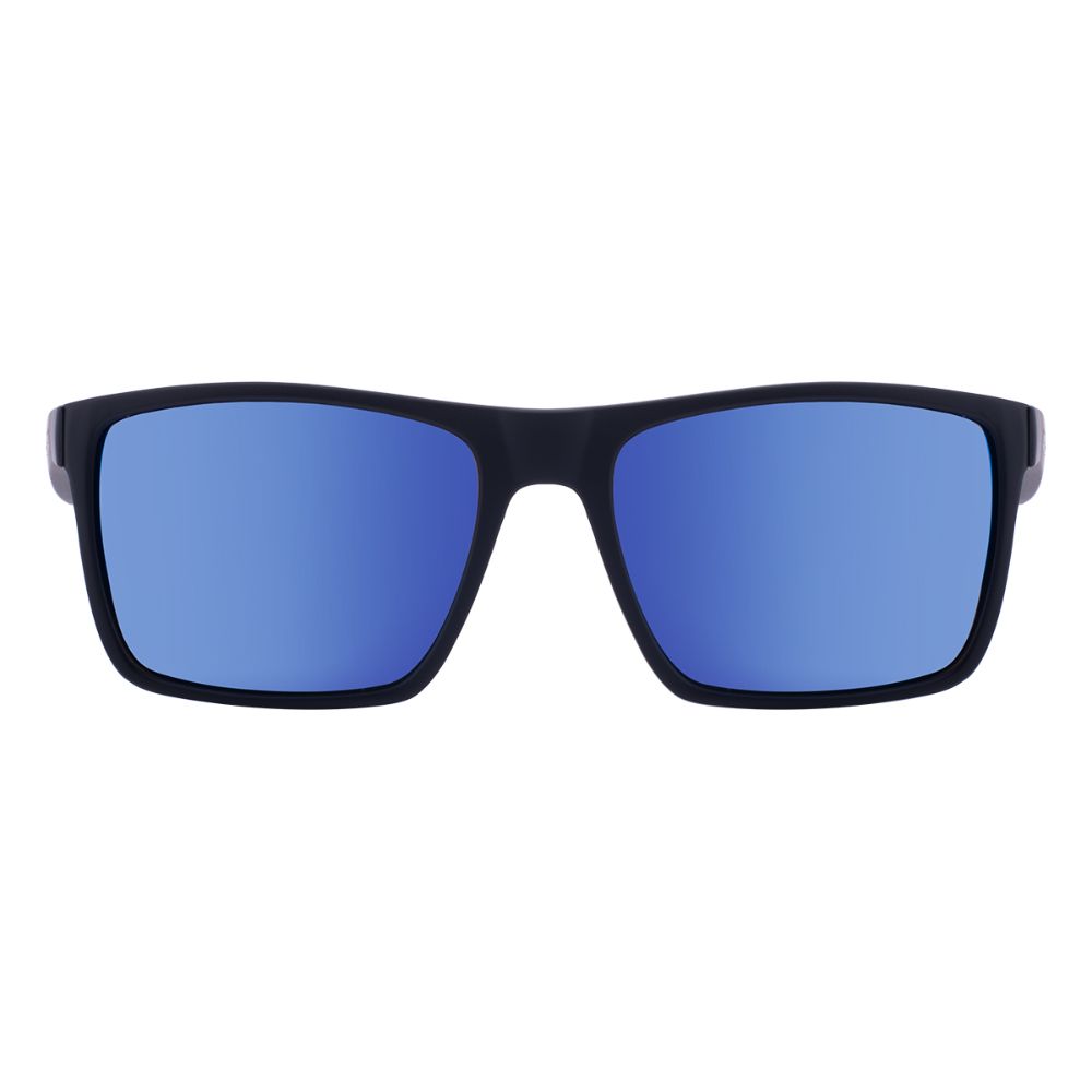 VOLCANO - Satin Black with Polarized Blue Mirror Lens