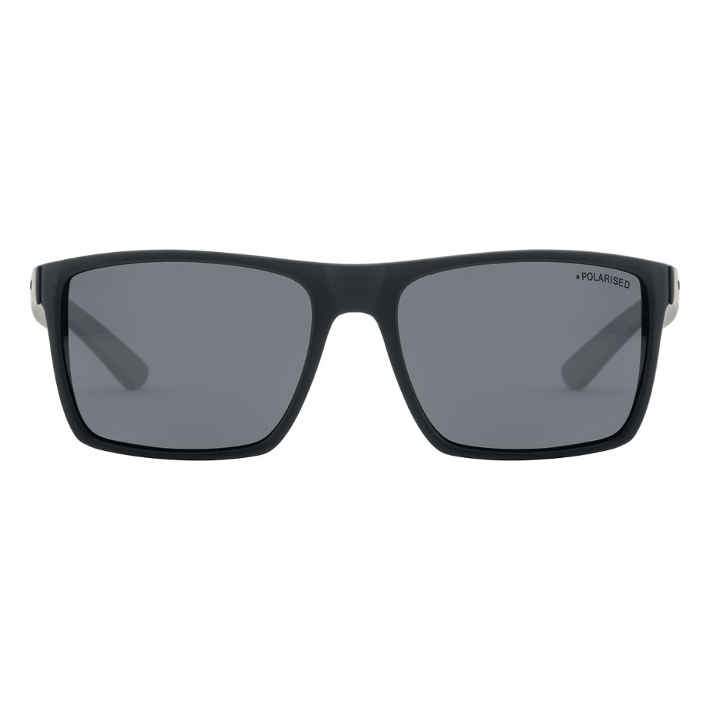 VOLCANO - Satin Black with Polarized Smoke Lens