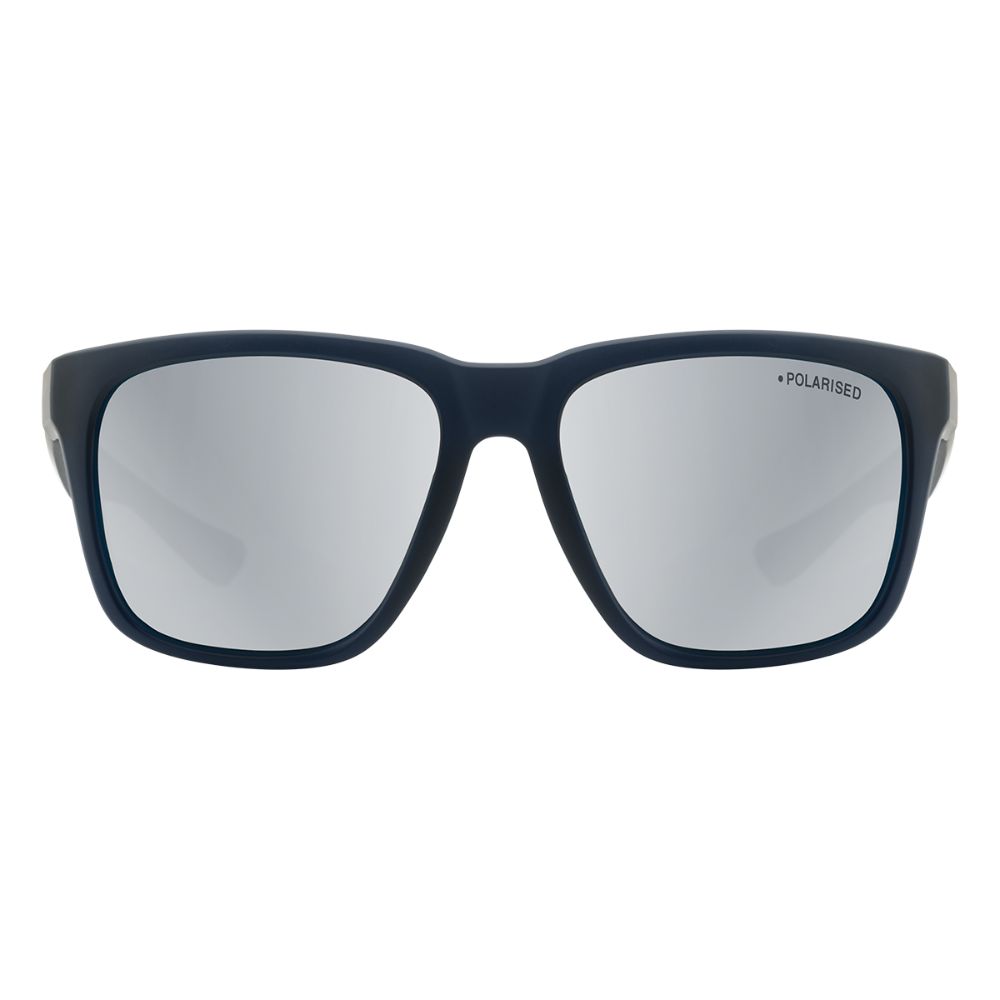 KOOKY - Satin Blue with Polarized Silver Mirror Lens