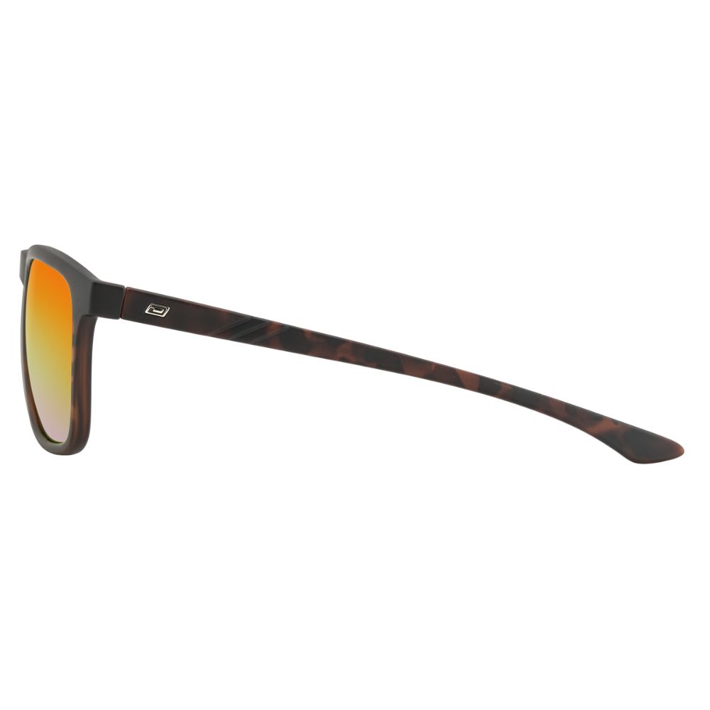 SHADOW - Satin Tortoise with Polarized Red Mirror Lens