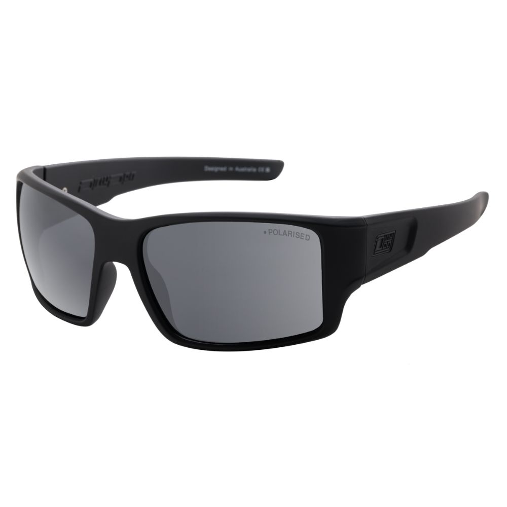CHILL - Satin Black with Polarized Grey Lens