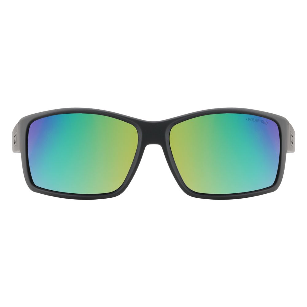 CHILL - Satin Black with Polarized Green Fusion Mirror Lens