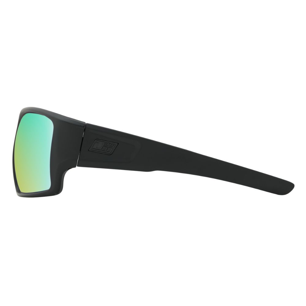 CHILL - Satin Black with Polarized Green Fusion Mirror Lens