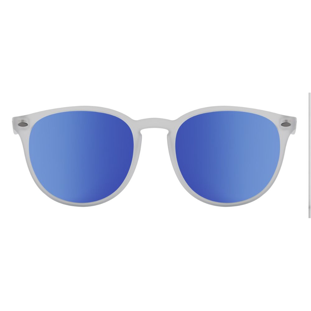 RACOON - Satin Crystal with Polarized Blue Fusion Lens