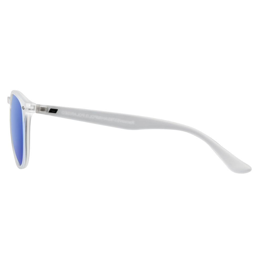 RACOON - Satin Crystal with Polarized Blue Fusion Lens