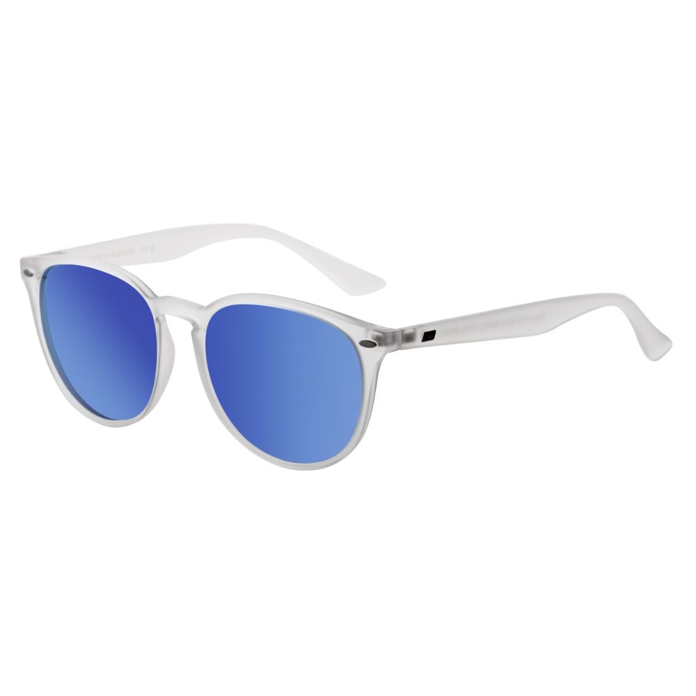 RACOON - Satin Crystal with Polarized Blue Fusion Lens