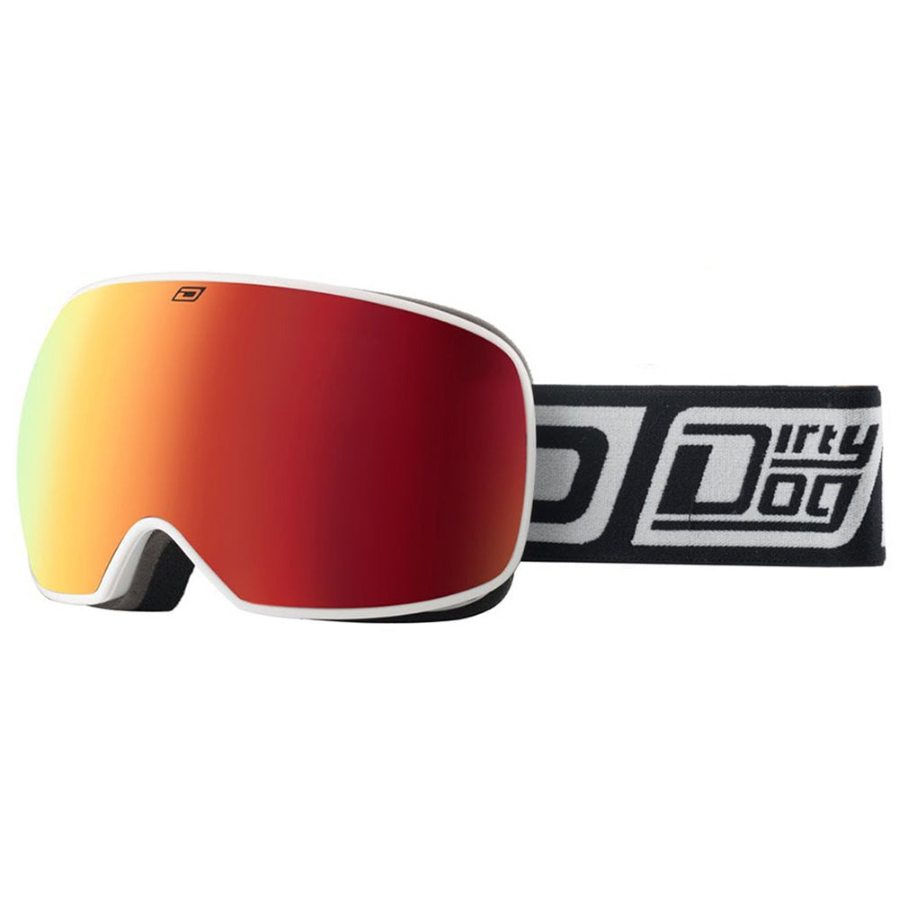MUTANT 2.0 - White with Red Fusion Mirror & Yellow Lens