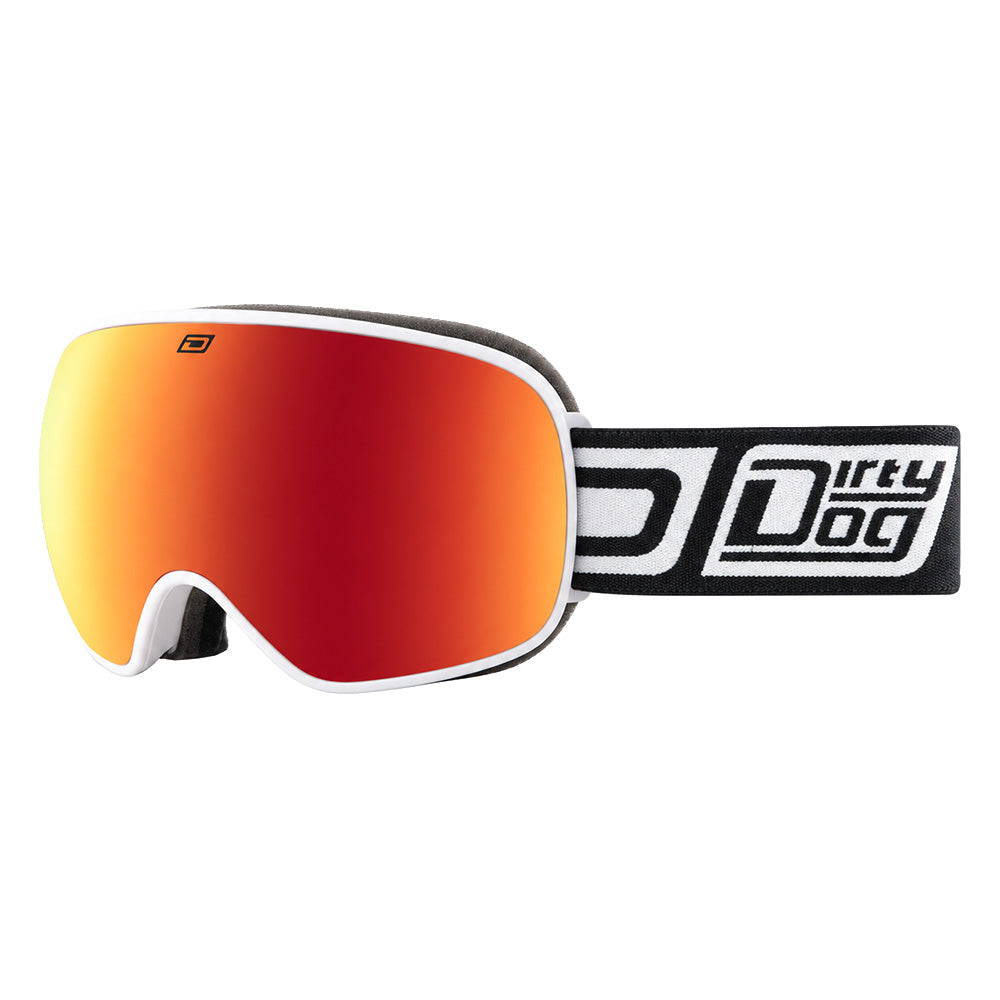 MUTANT 2.0 - White with Red Fusion Mirror & Yellow Lens