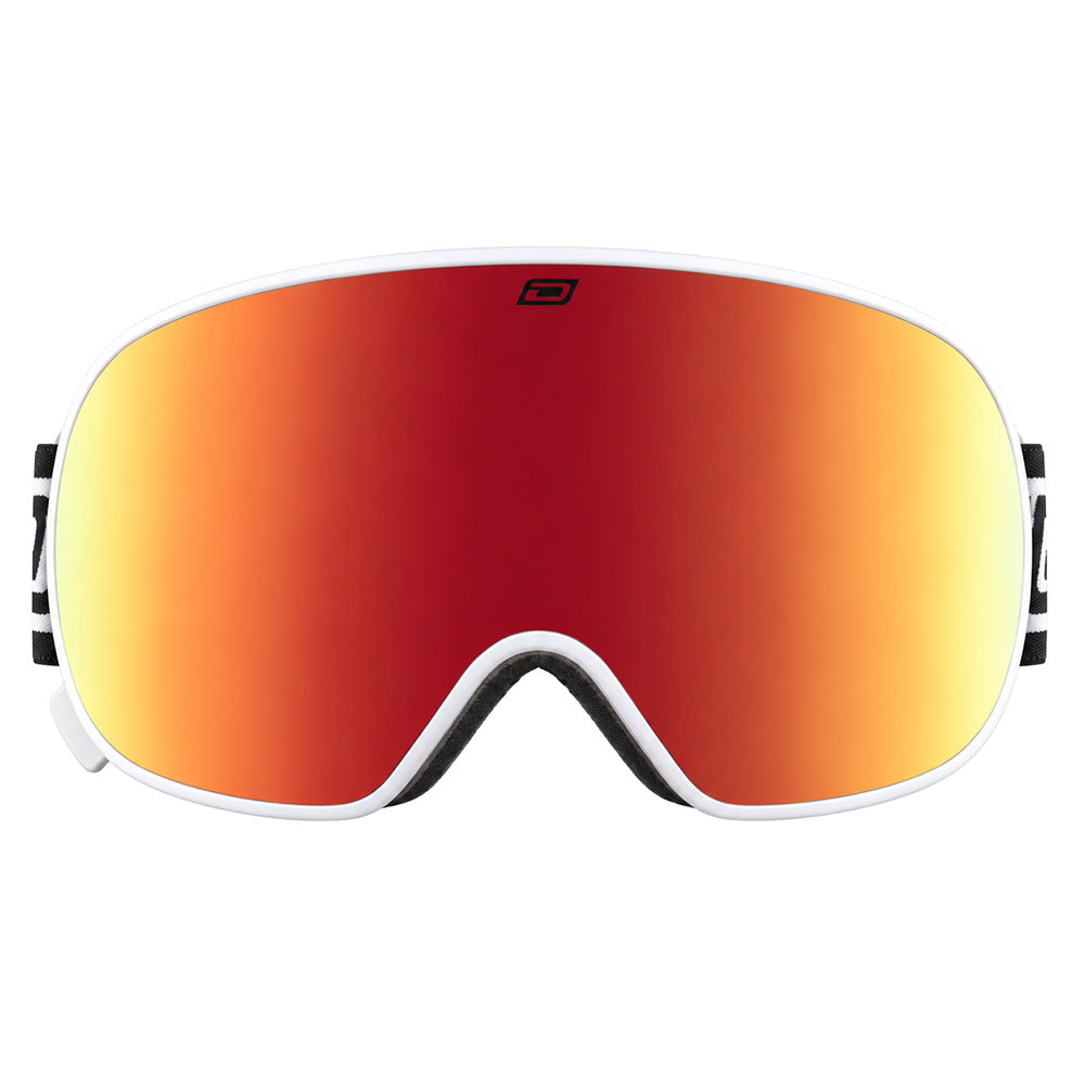 MUTANT 2.0 - White with Red Fusion Mirror & Yellow Lens