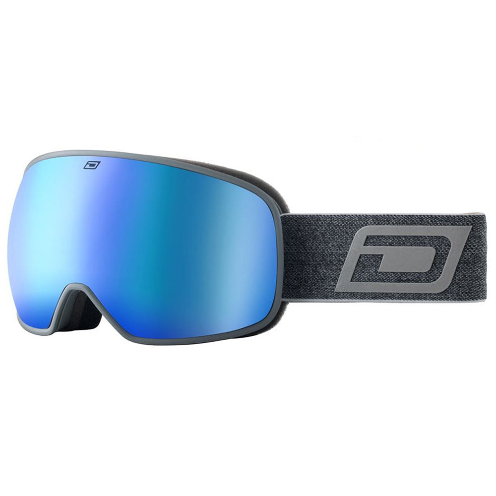 MUTANT 0.5 - Matte Dark Grey with Blue Fusion Mirror & Yellow Lens