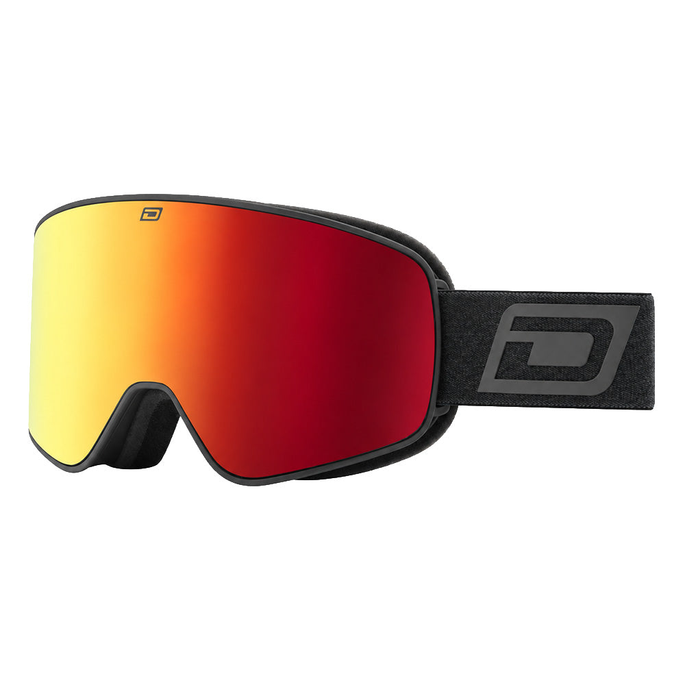 MUTANT LEGACY - Matte Black with Red Fusion Mirror & Yellow Lens