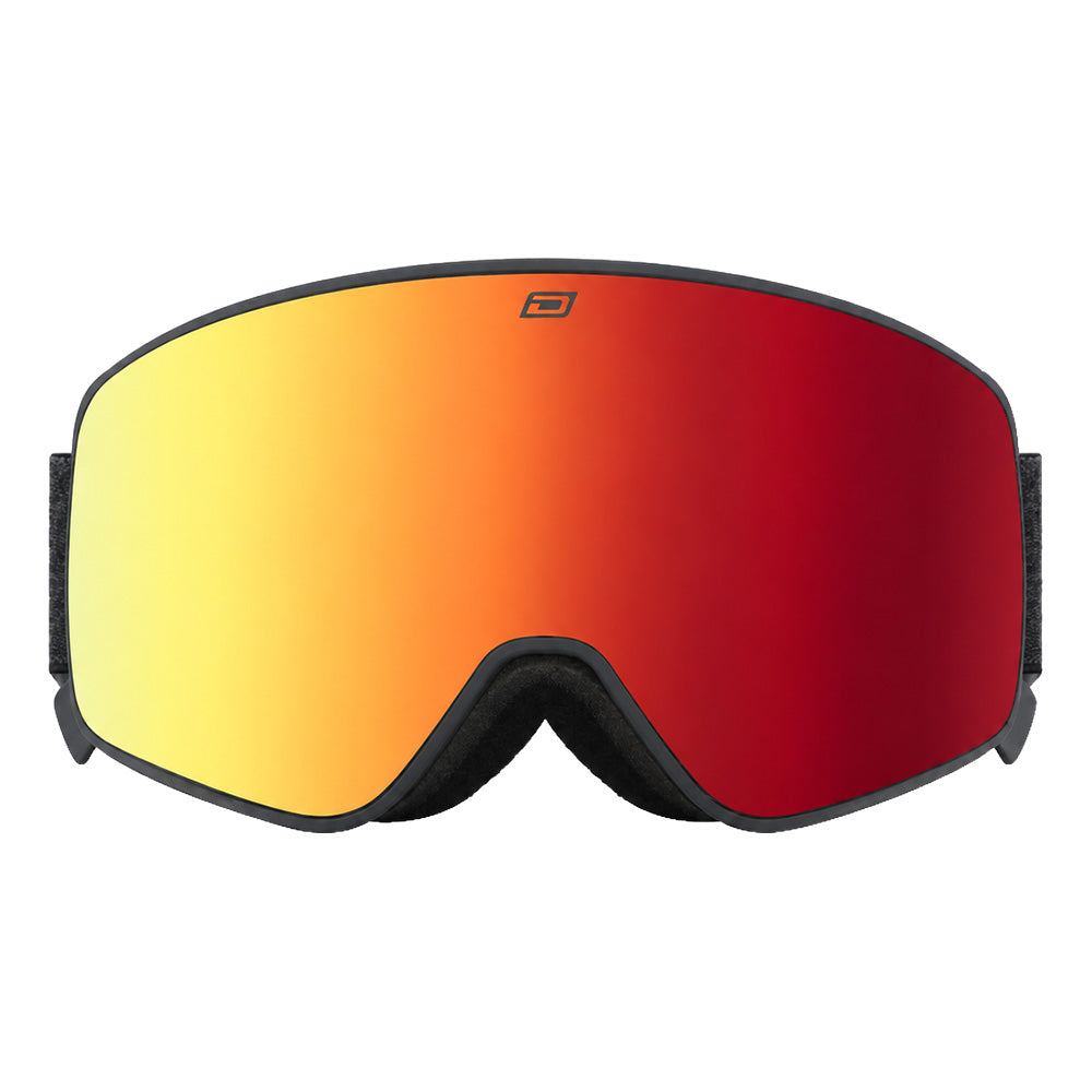 MUTANT LEGACY - Matte Black with Red Fusion Mirror & Yellow Lens