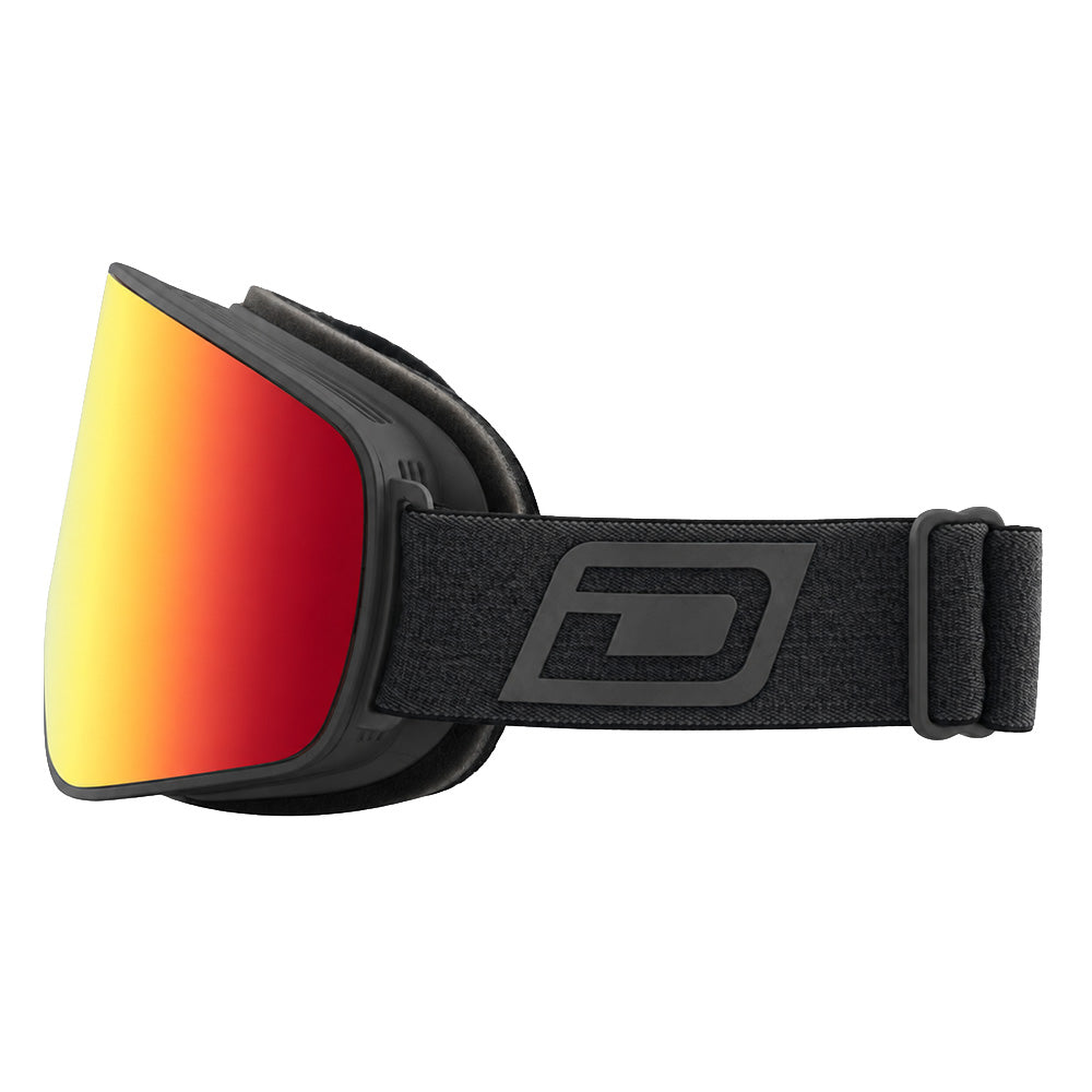 MUTANT LEGACY - Matte Black with Red Fusion Mirror & Yellow Lens