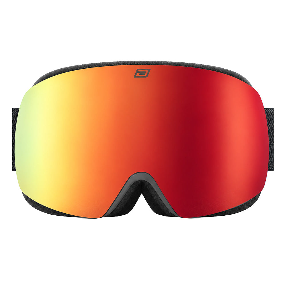 MUTANT ORACLE - Black with Red Fusion Mirror & Yellow Lens