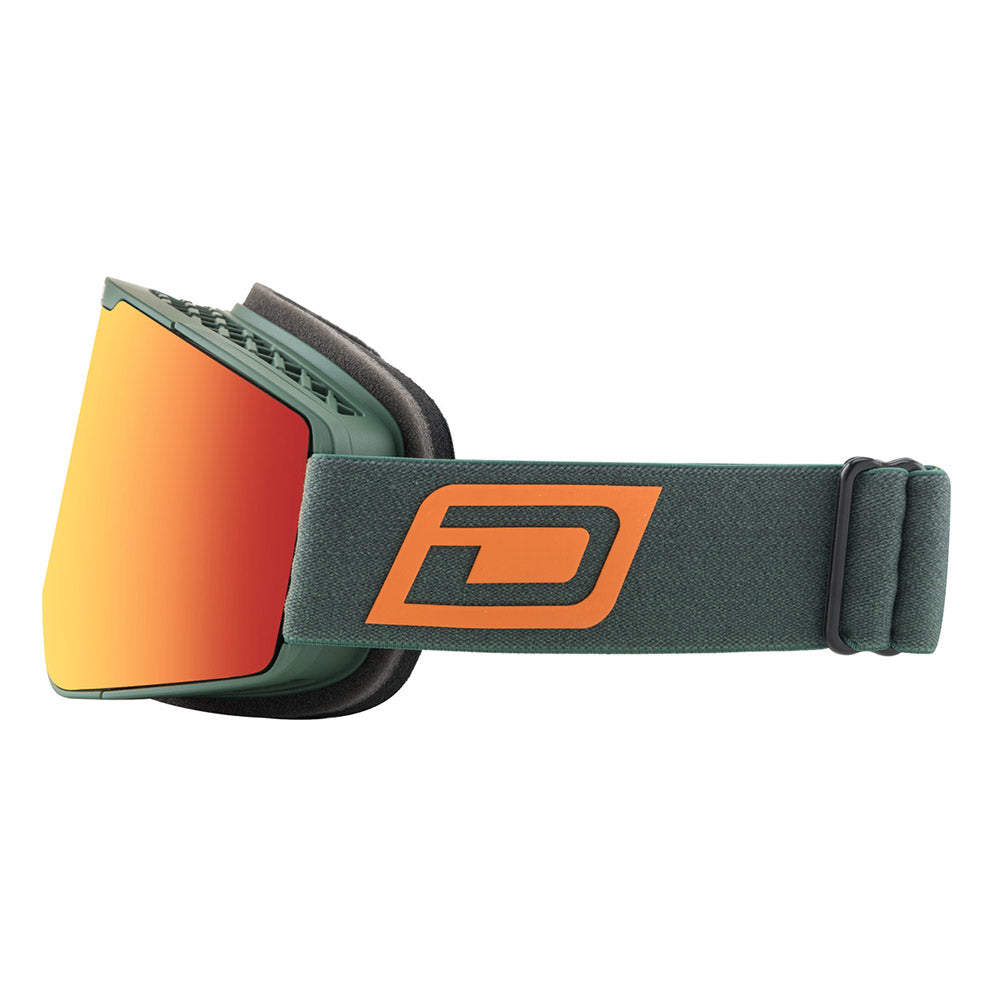 MUSE - Matte Ivy Green with Red Fusion Mirror Lens