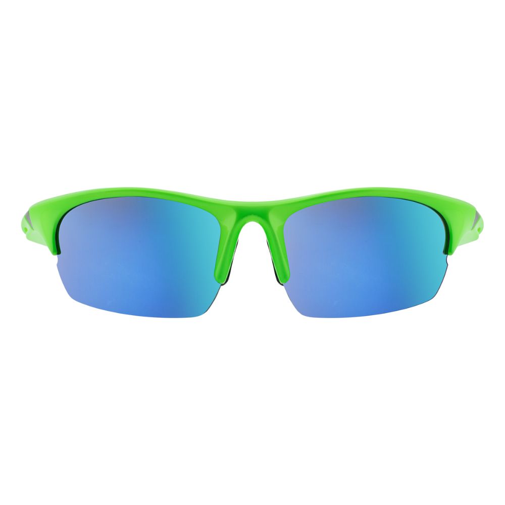 ECCO - Fluro Green with Blue Fusion Mirror Lens