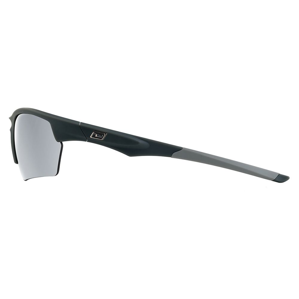 TRACK - Satin Black with Silver Mirror Photochromic Lens