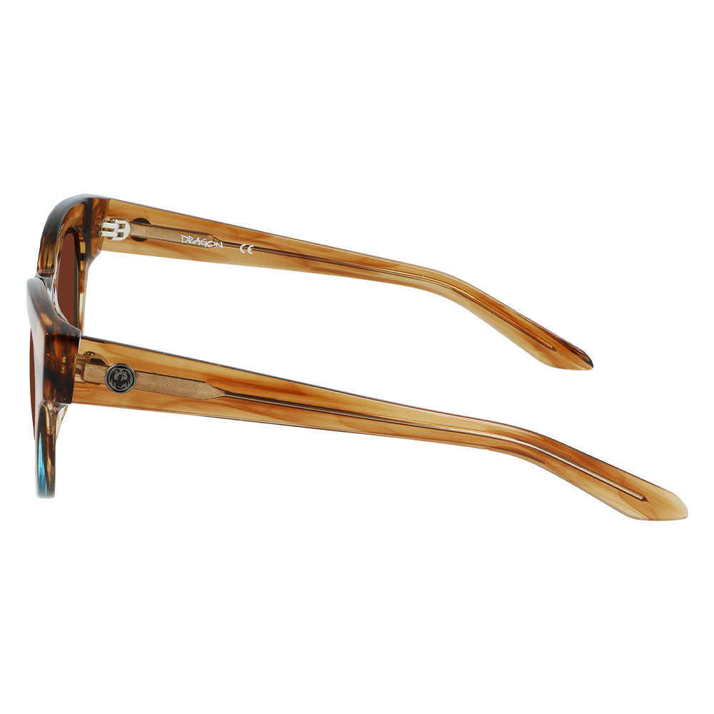 JETT - Brown Teal Gradient with Lumalens Rose Lens