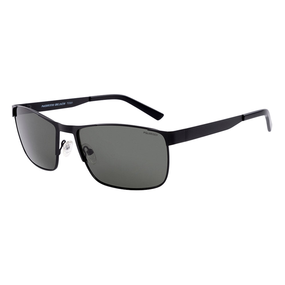 KURIJI - Matte Black with Polarized Green Lens
