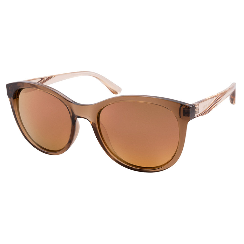 SAFINA - Crystal Brown with Polarized Gold Mirror Lens