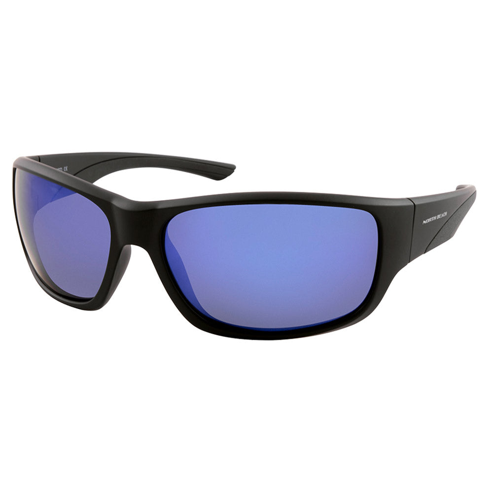 GALJEON - Matte Black with Polarized Blue Mirror Lens