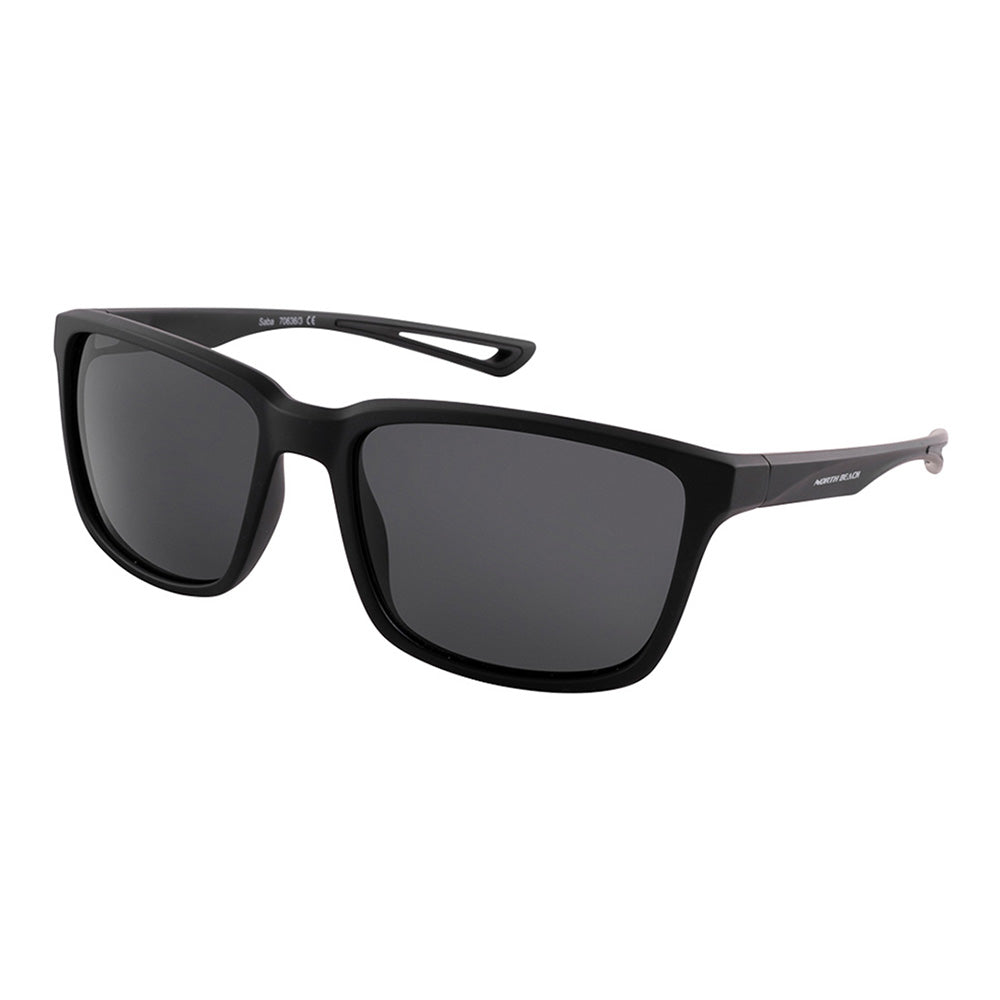 SABA - Matte Black with Polarized Smoke Lens