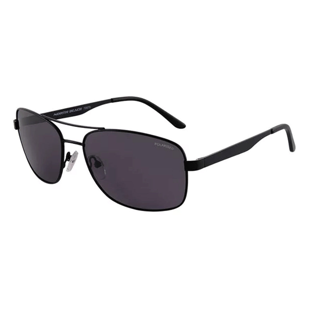 MAGURO - Satin Black with Polarized Grey Lens