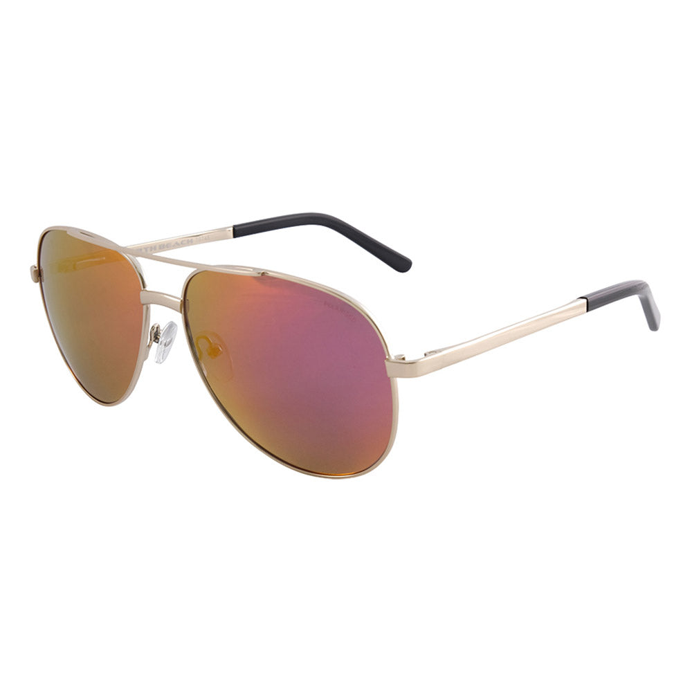 FUGU - Gold with Polarized Red Mirror Lens