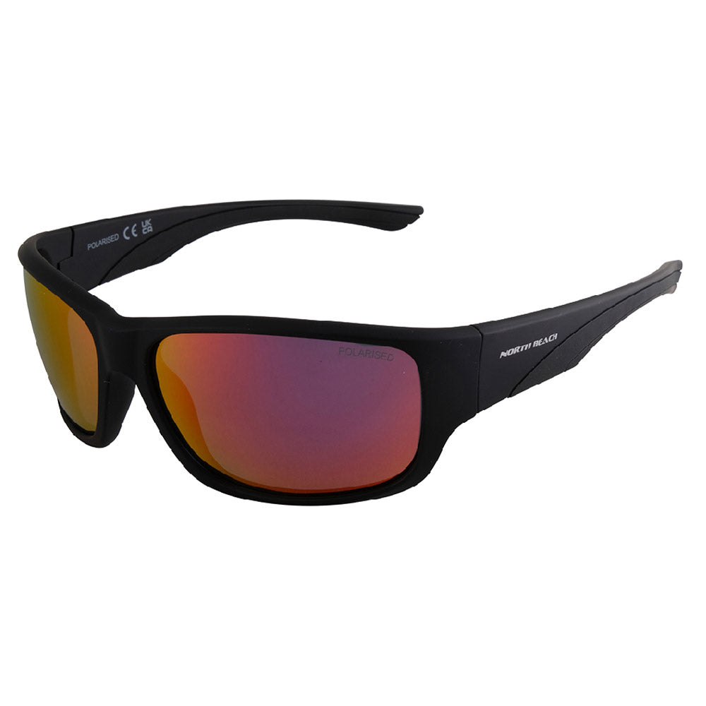 GALJEON - Matte Black with Polarized Red Mirror Lens